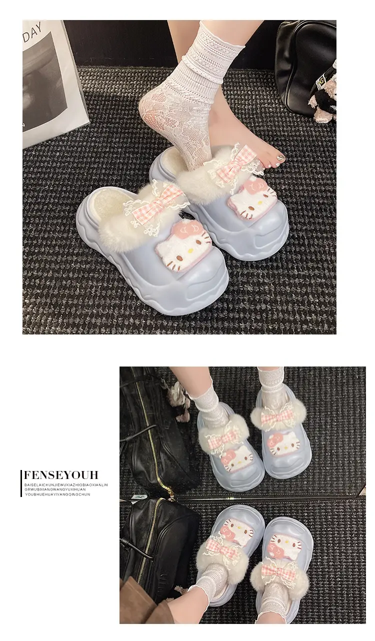 2025 Winter Cute Cartoon Furry Shoes for Women — feature 12