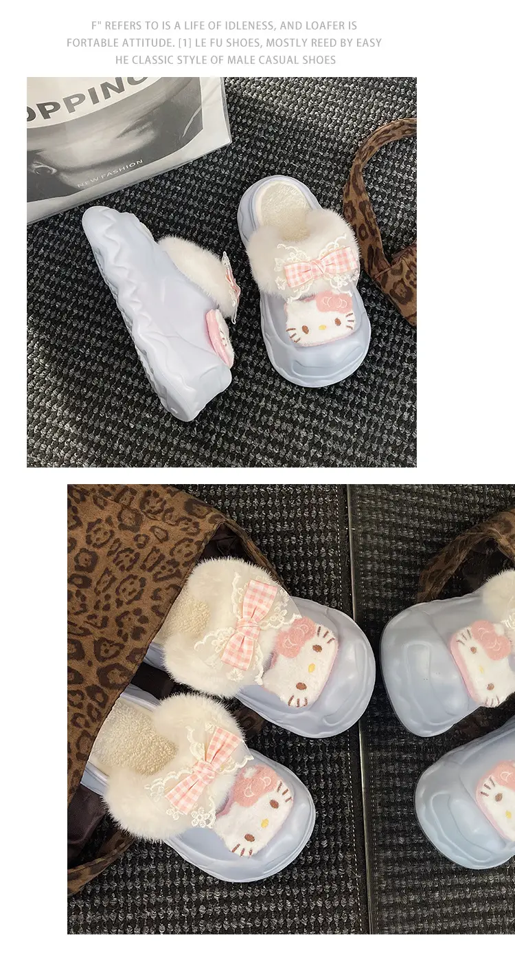 2025 Winter Cute Cartoon Furry Shoes for Women — feature 18