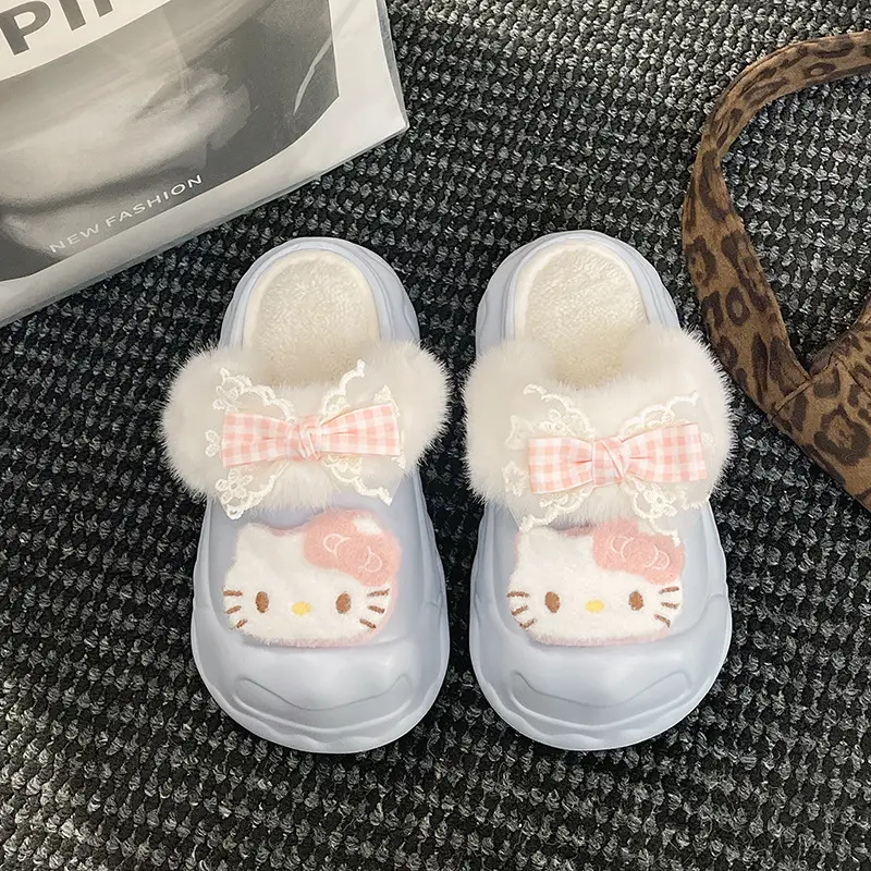 2025 Winter Cute Cartoon Furry Shoes for Women