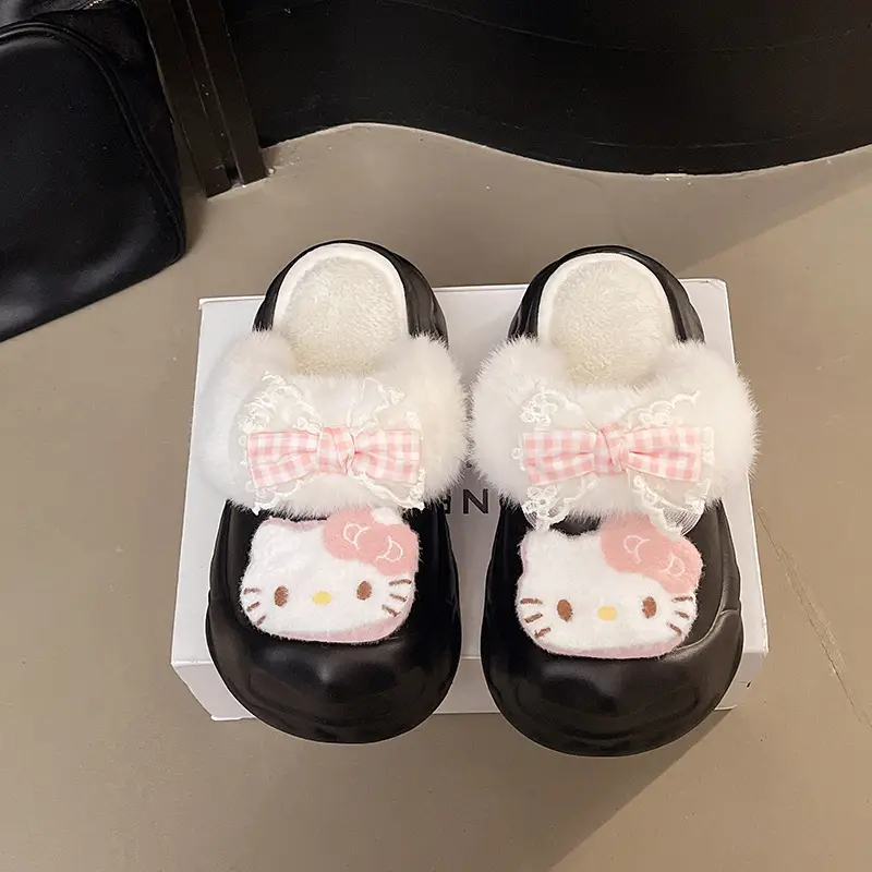 2025 Winter Cute Cartoon Furry Shoes for Women