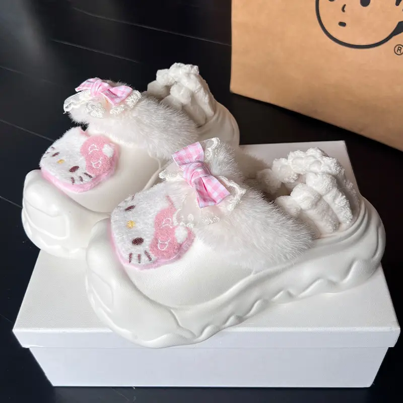 2025 Winter Cute Cartoon Furry Shoes for Women