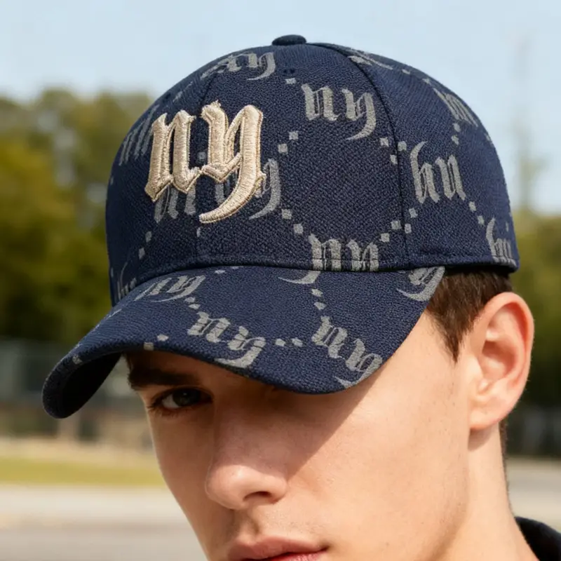 Unisex Embroidered Baseball Cap with Full Print - Image 8