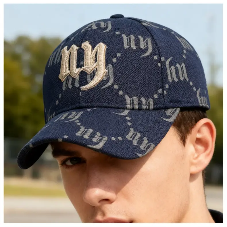 Unisex Embroidered Baseball Cap with Full Print — feature 14