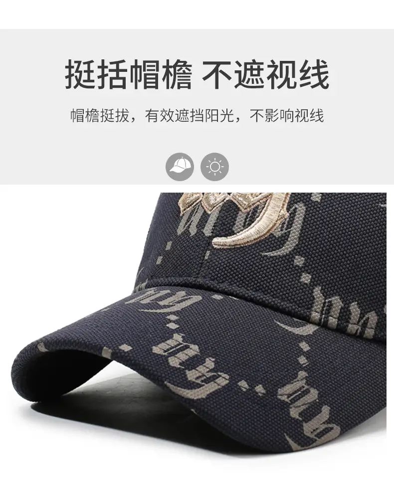 Unisex Embroidered Baseball Cap with Full Print — feature 2