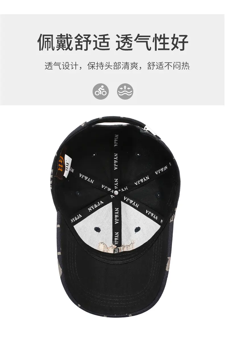 Unisex Embroidered Baseball Cap with Full Print — feature 5