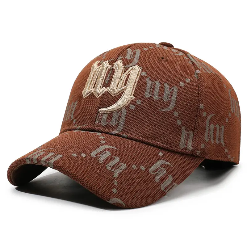 Unisex Embroidered Baseball Cap with Full Print - Image 4