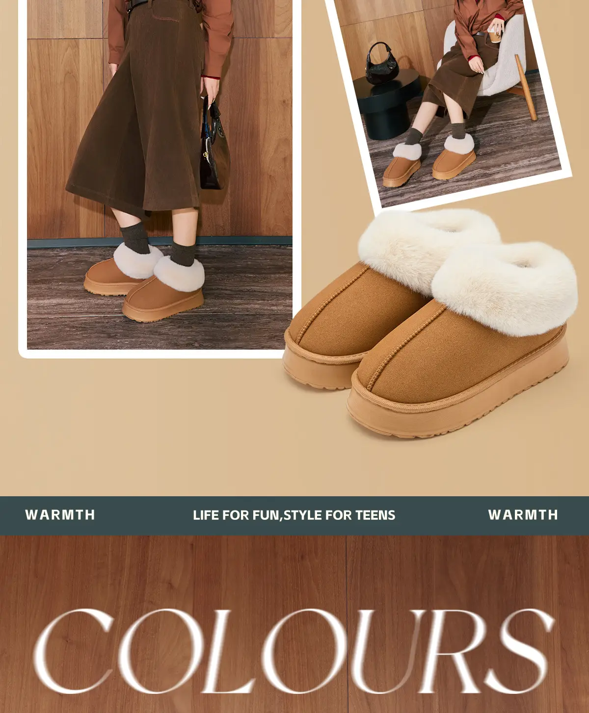 Women Velvet Snow Boots Warm Antibacterial Winter — feature 8