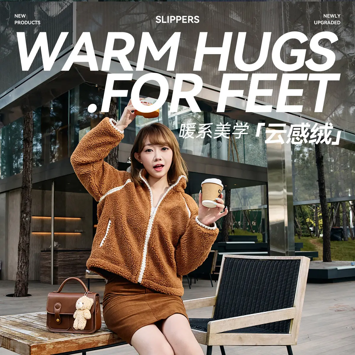 Women Waterproof Cotton Slippers Autumn Winter Warm Thick-Soled — feature 1