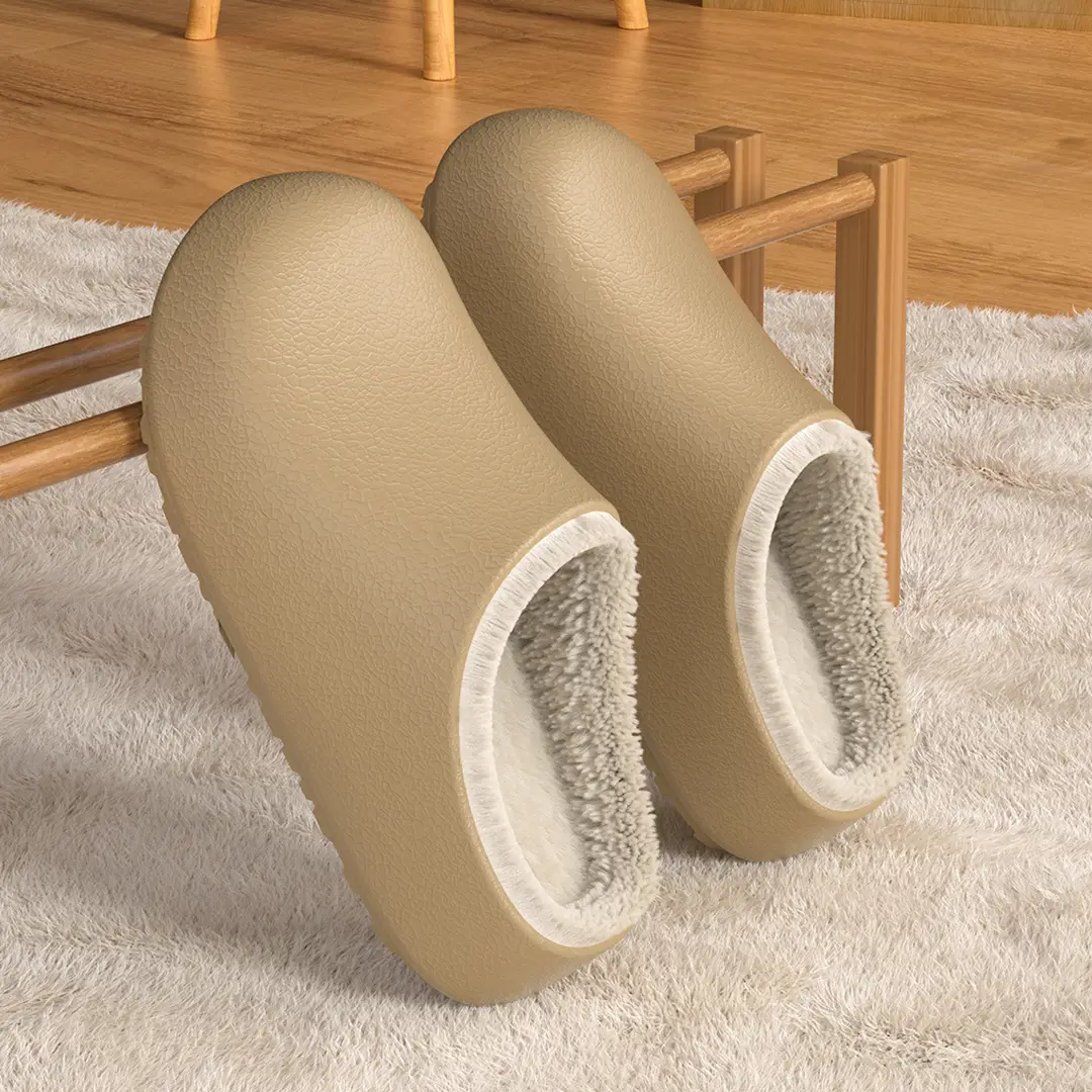 Medical Special Waterproof Cotton Slippers for Women for Outer Wear in Winter New Style Surgical Room Fleece-Lined Warm Anti-Slip Cotton Slippers for Women — feature 22