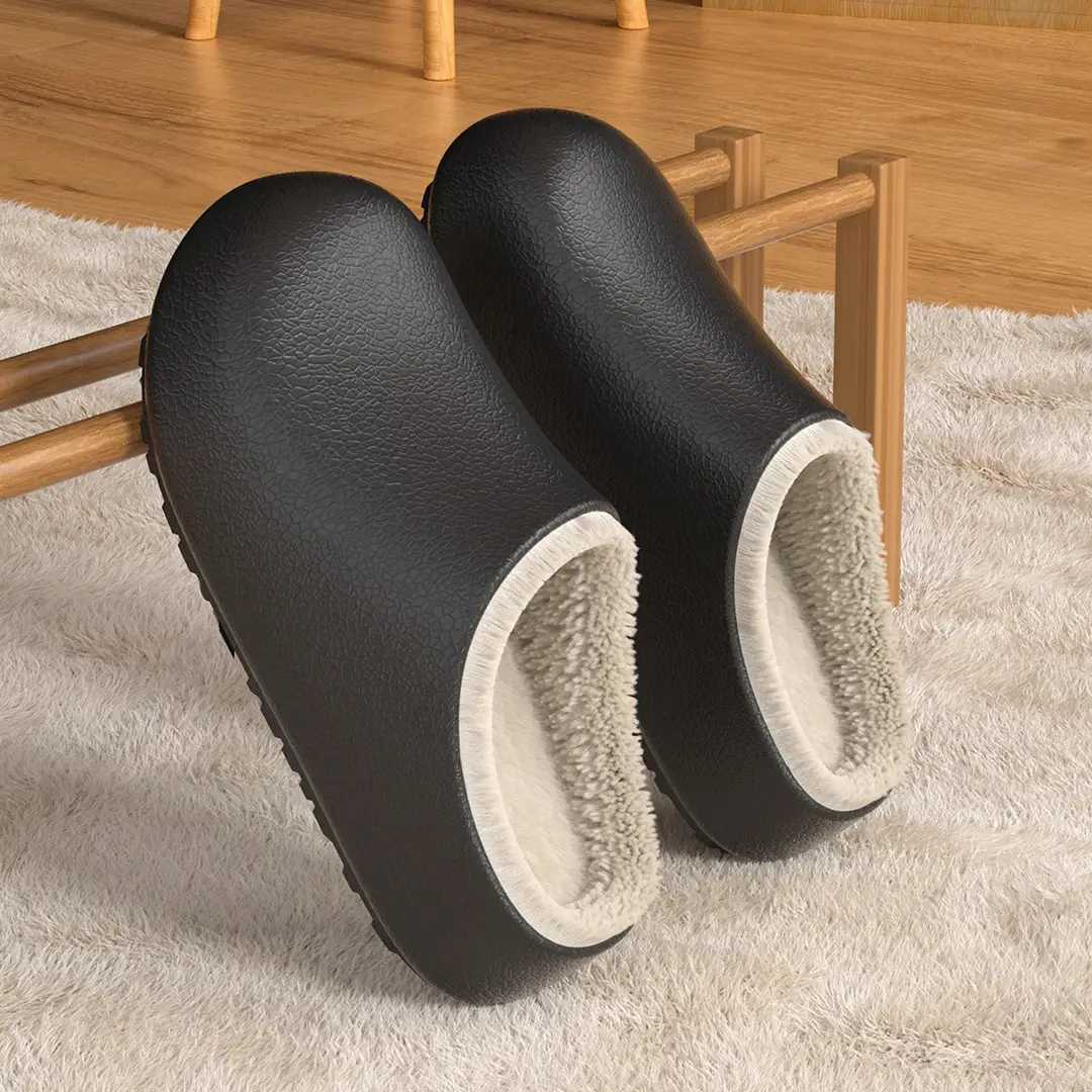 Medical Special Waterproof Cotton Slippers for Women for Outer Wear in Winter New Style Surgical Room Fleece-Lined Warm Anti-Slip Cotton Slippers for Women — feature 23