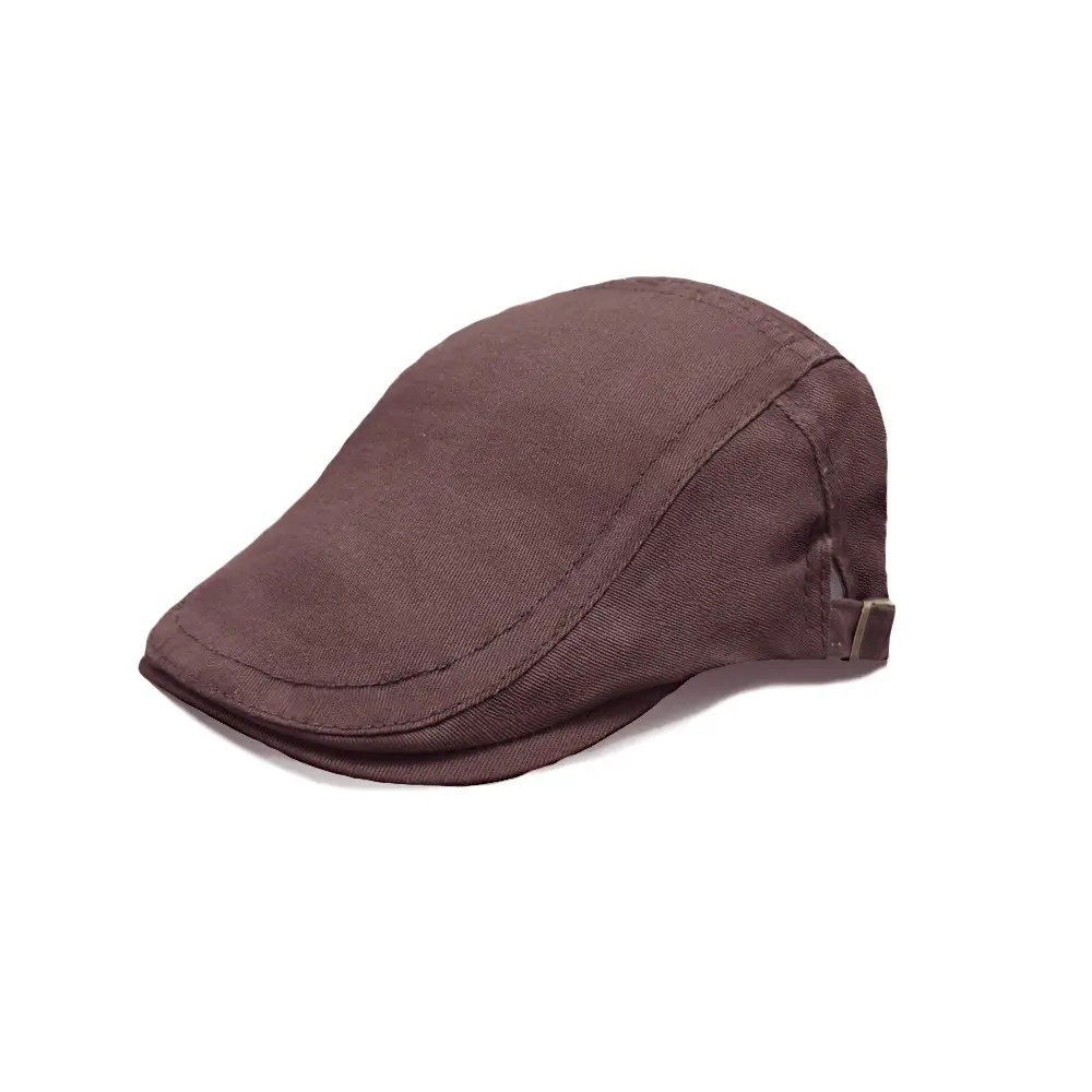 White British Unisex Newsboy Cap Adjustable Cotton Forward Cap Flat Cap — feature 6