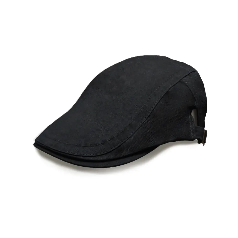 White British Unisex Newsboy Cap Adjustable Cotton Forward Cap Flat Cap - Image 2