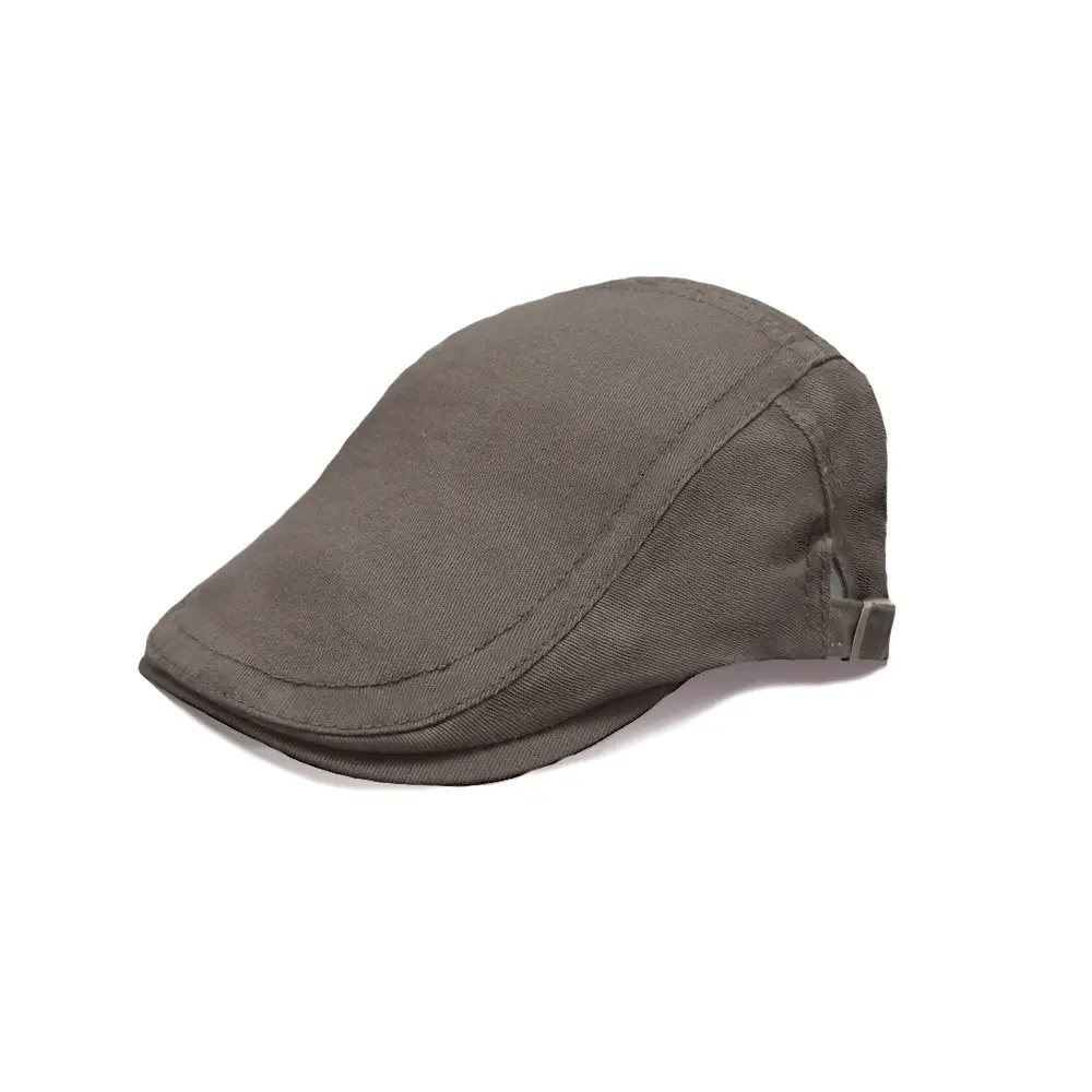 White British Unisex Newsboy Cap Adjustable Cotton Forward Cap Flat Cap - Image 7