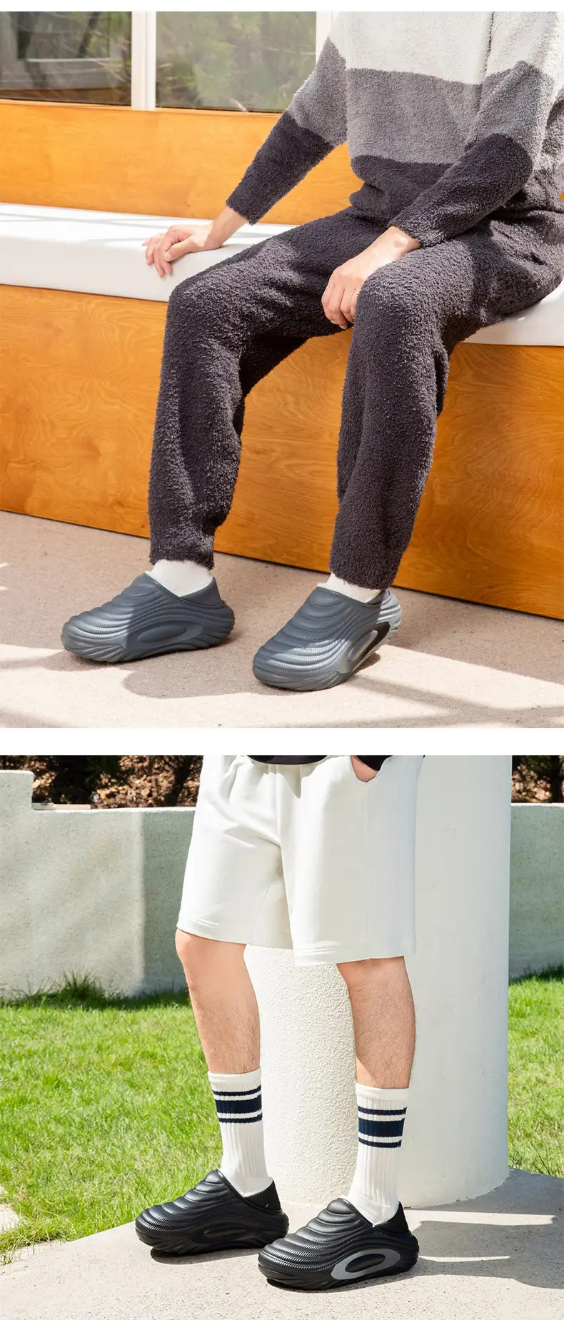 New Style Closed-Toe Waterproof Cotton Slippers with a Stepping-On-Clouds Feel, 2025 Home Cotton Shoes for Men and Women, Winter Warm Non-Slip Couple Cotton Slippers — feature 11