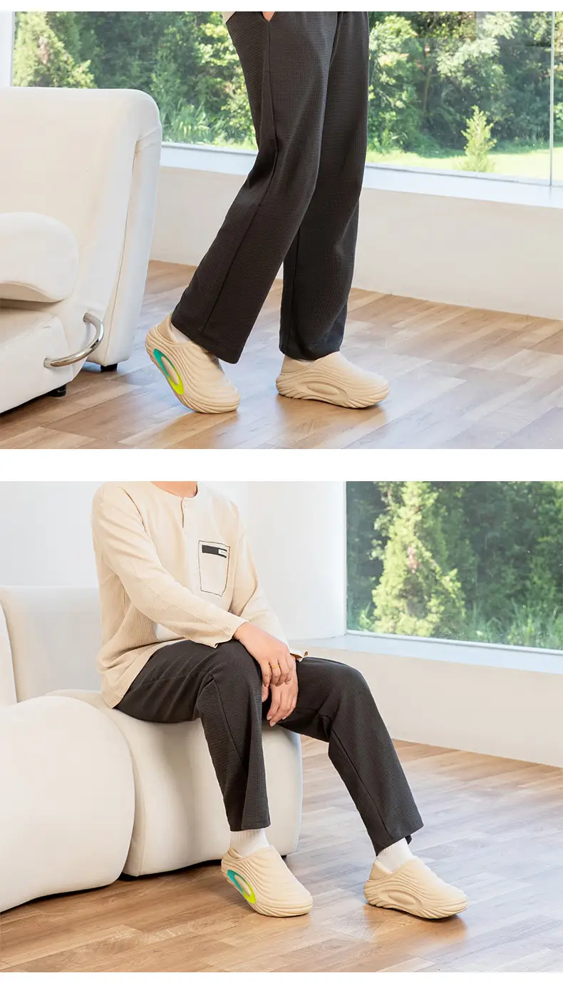 New Style Closed-Toe Waterproof Cotton Slippers with a Stepping-On-Clouds Feel, 2025 Home Cotton Shoes for Men and Women, Winter Warm Non-Slip Couple Cotton Slippers — feature 9