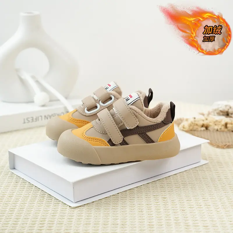 Winter Fleece Lined Kids Shoes for 1-3 Year Olds - Image 6