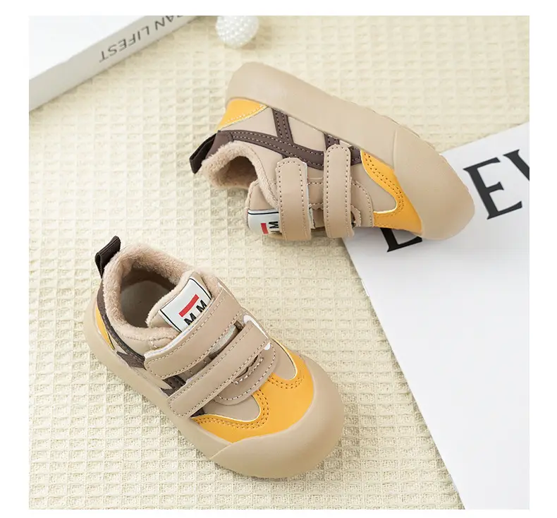 Winter Fleece Lined Kids Shoes for 1-3 Year Olds — feature 12