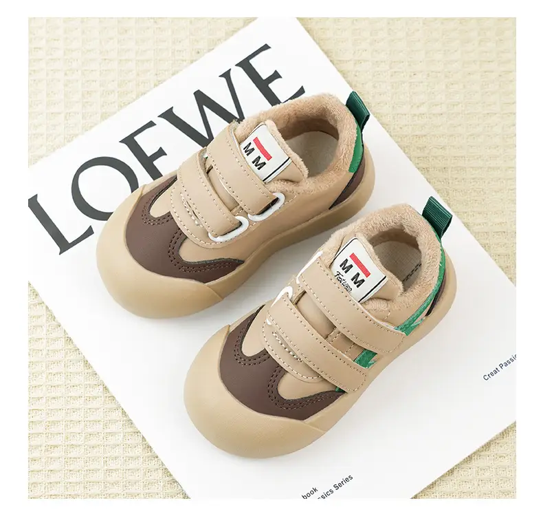 Winter Fleece Lined Kids Shoes for 1-3 Year Olds — feature 8