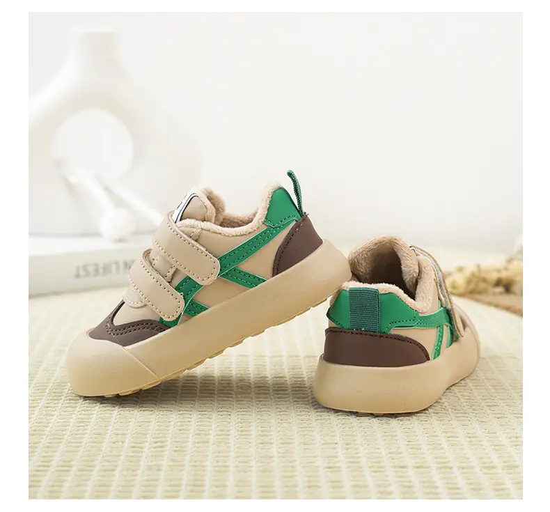 Winter Fleece Lined Kids Shoes for 1-3 Year Olds — feature 9