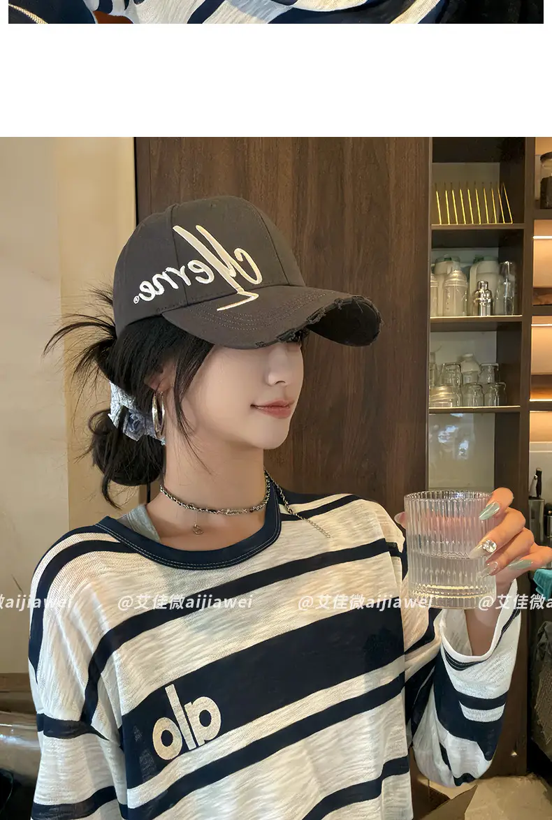 2025 Women Baseball Cap with Wide Brim & Sun Protection — feature 4
