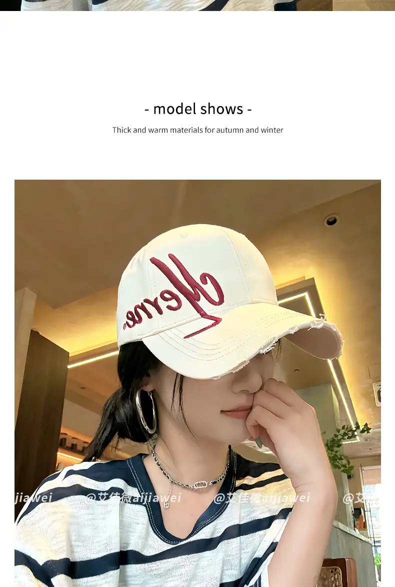 2025 Women Baseball Cap with Wide Brim & Sun Protection — feature 5