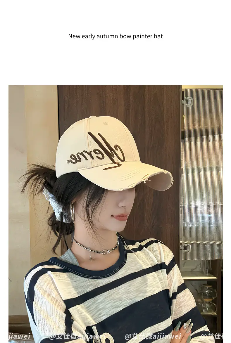2025 Women Baseball Cap with Wide Brim & Sun Protection — feature 9