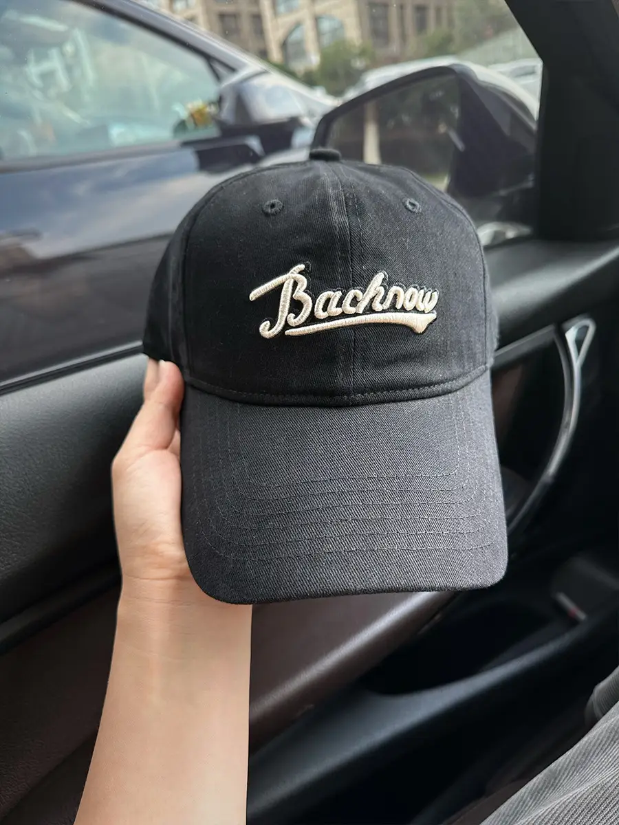 Korean Style Baseball Cap for Men Women Wide Bristle - Image 3