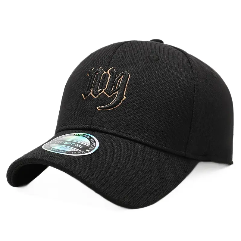 Men's Green Embroidered Baseball Cap with Curved Brim - Image 9