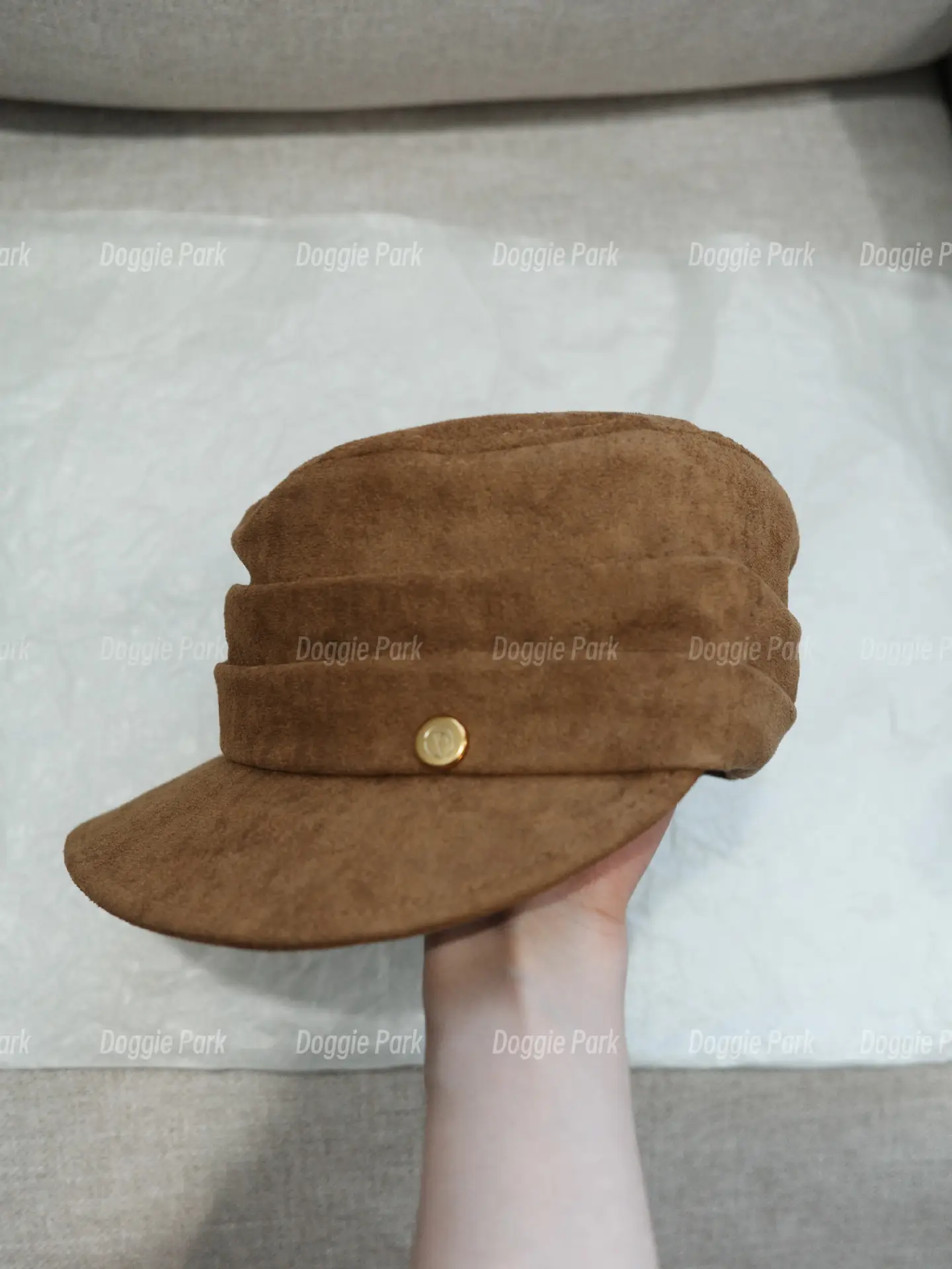 Brown Duckbill Cap for Women Men Casual Wear — feature 3