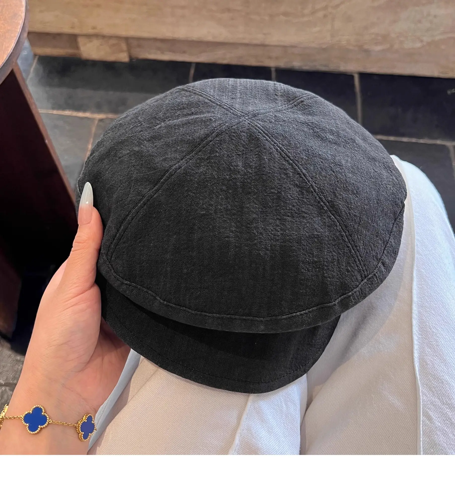 Vintage Japanese Style Women's Cloud Beret Brown — feature 15