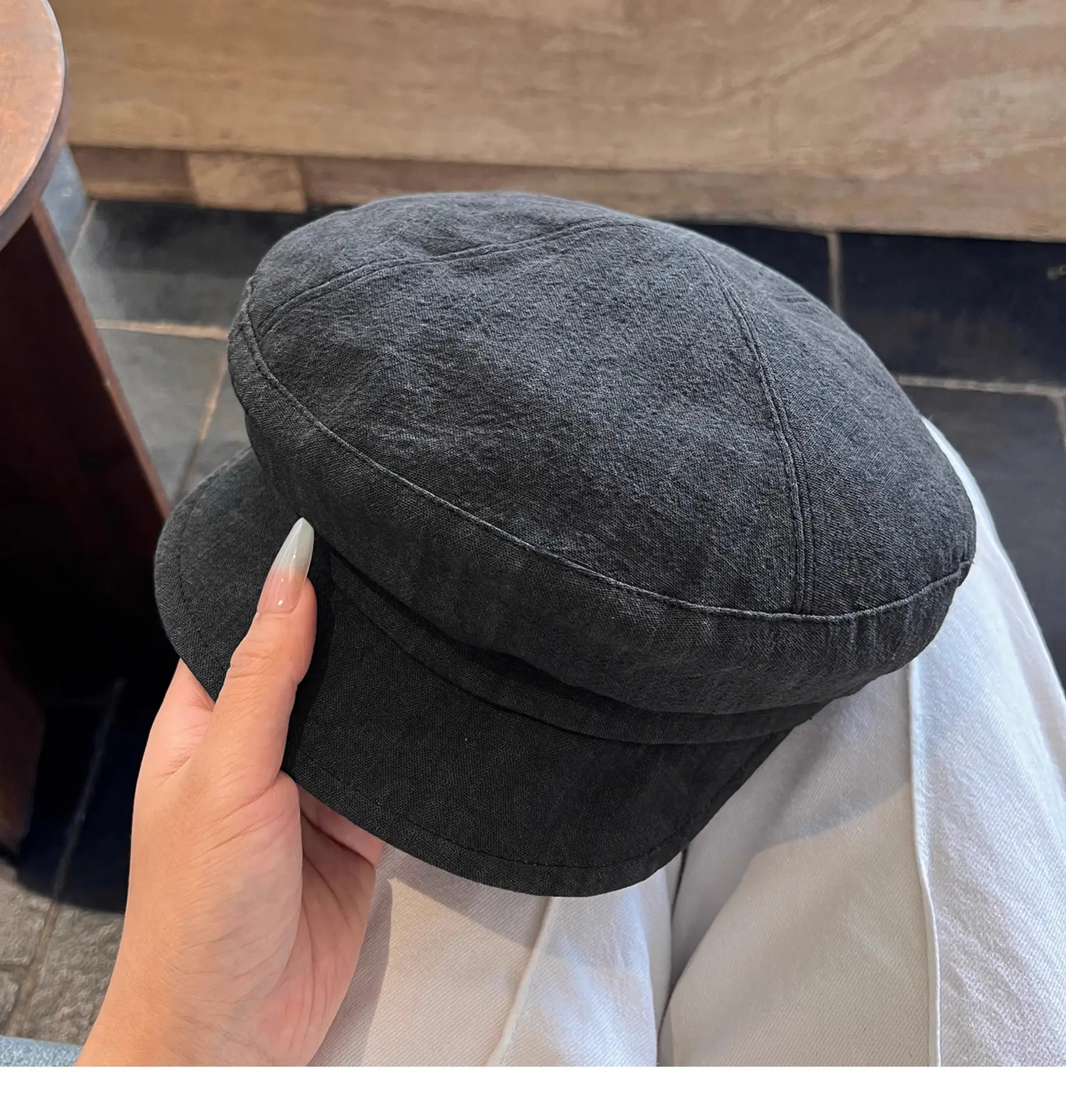 Vintage Japanese Style Women's Cloud Beret Brown — feature 20