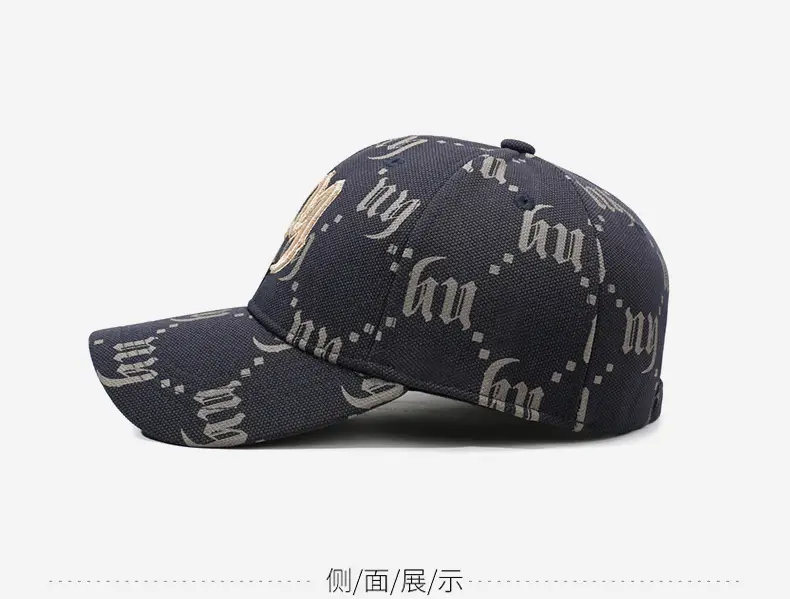Unisex Brown Embroidered Baseball Cap with Full Print — feature 10