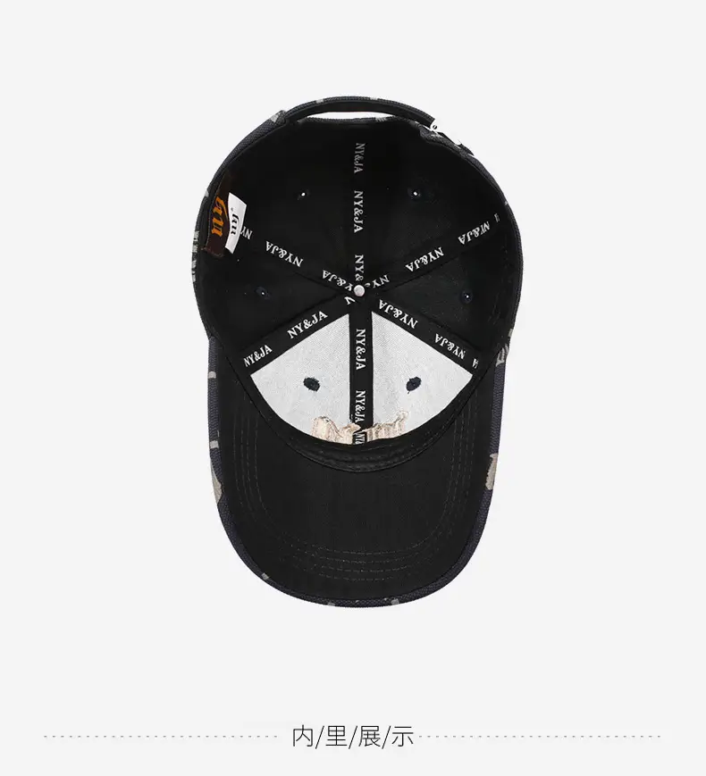 Unisex Brown Embroidered Baseball Cap with Full Print — feature 13