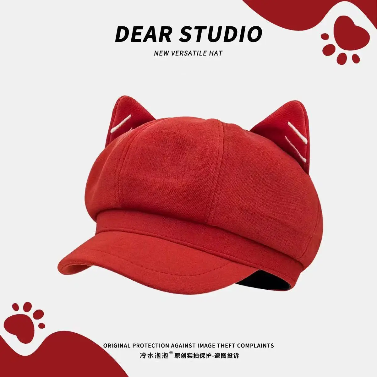 Cat Ear Cap for Women Winter Cute Hat — feature 13