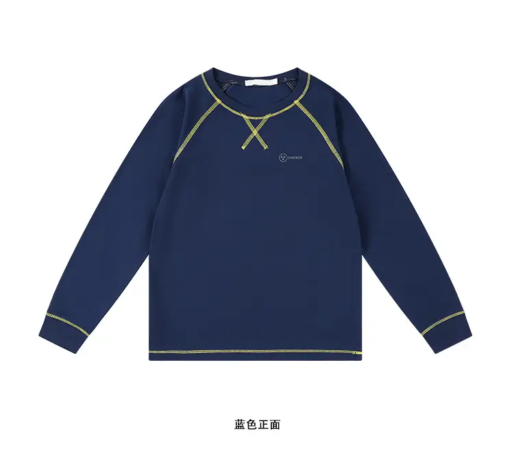 Kids Dark Gray Long Sleeve T-Shirt Quick Dry — feature 10