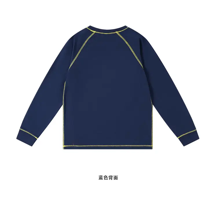 Kids Dark Gray Long Sleeve T-Shirt Quick Dry — feature 11
