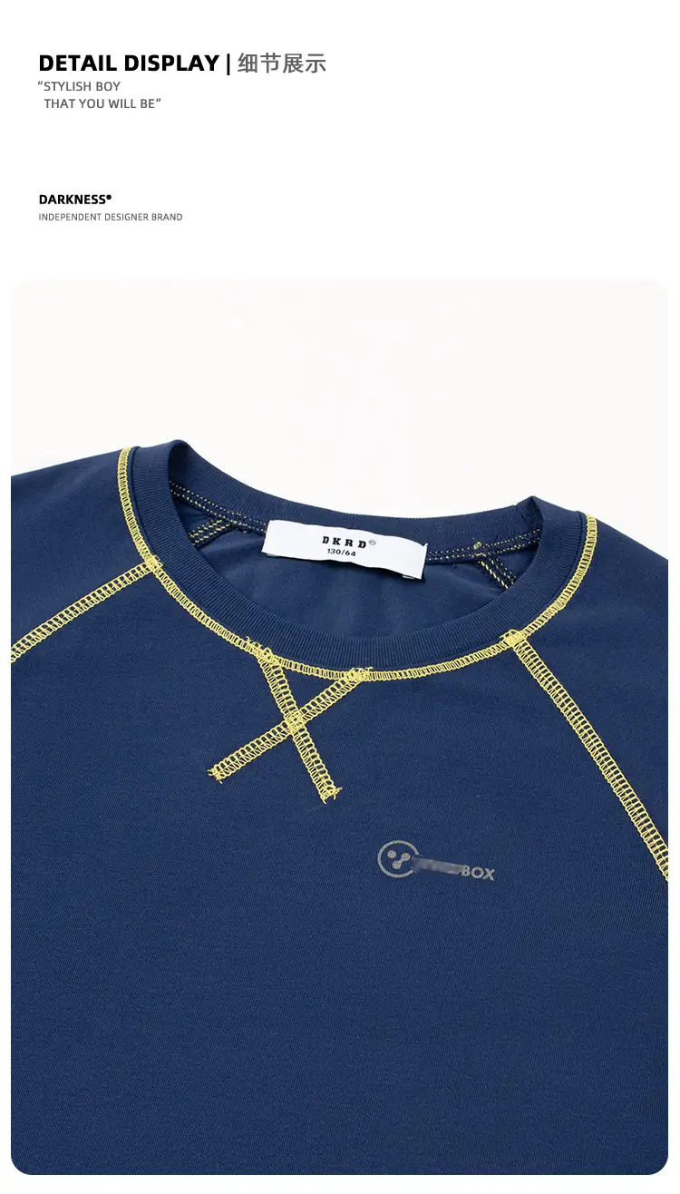 Kids Dark Gray Long Sleeve T-Shirt Quick Dry — feature 12