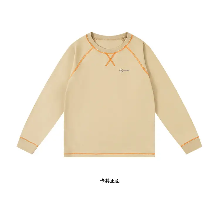 Kids Dark Gray Long Sleeve T-Shirt Quick Dry — feature 9