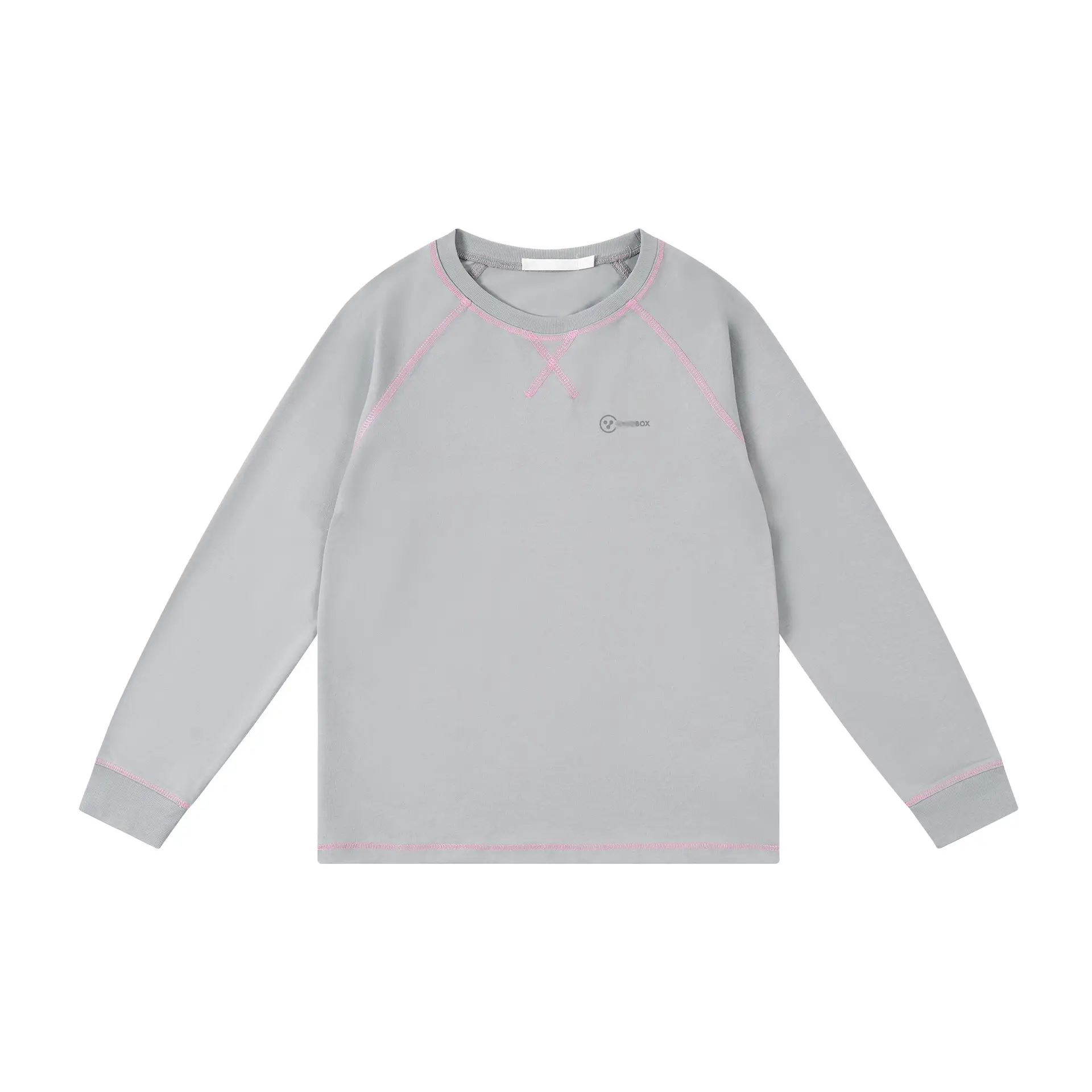 Kids Dark Gray Long Sleeve T-Shirt Quick Dry