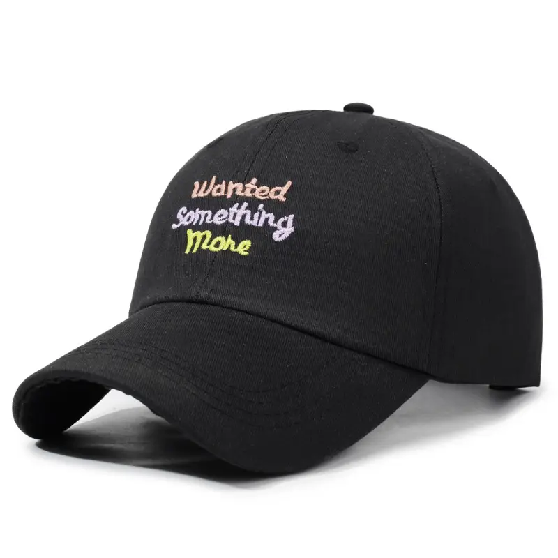 Women's Beige Embroidered Duckbill Cap Large
