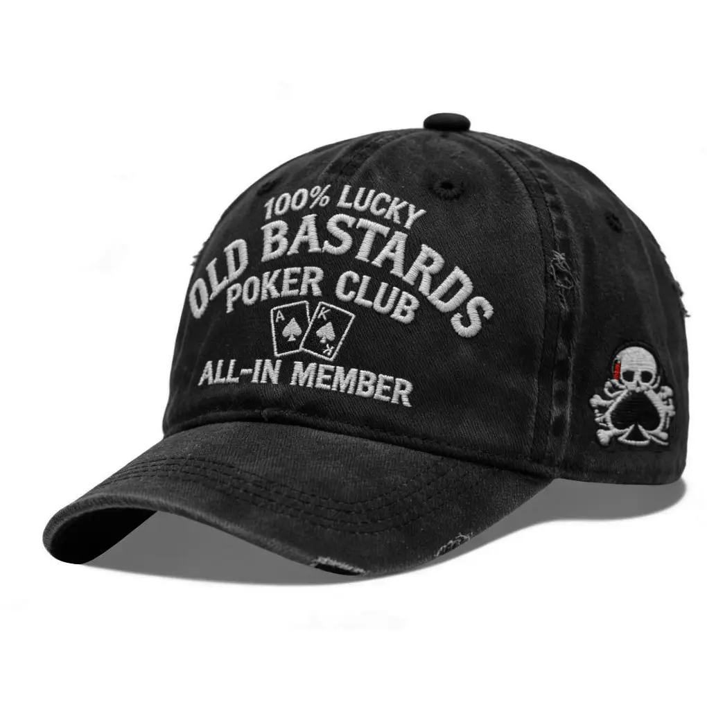 Men Old Fucker Hat 100% Bitter Wash Cotton Baseball Cap - Image 8