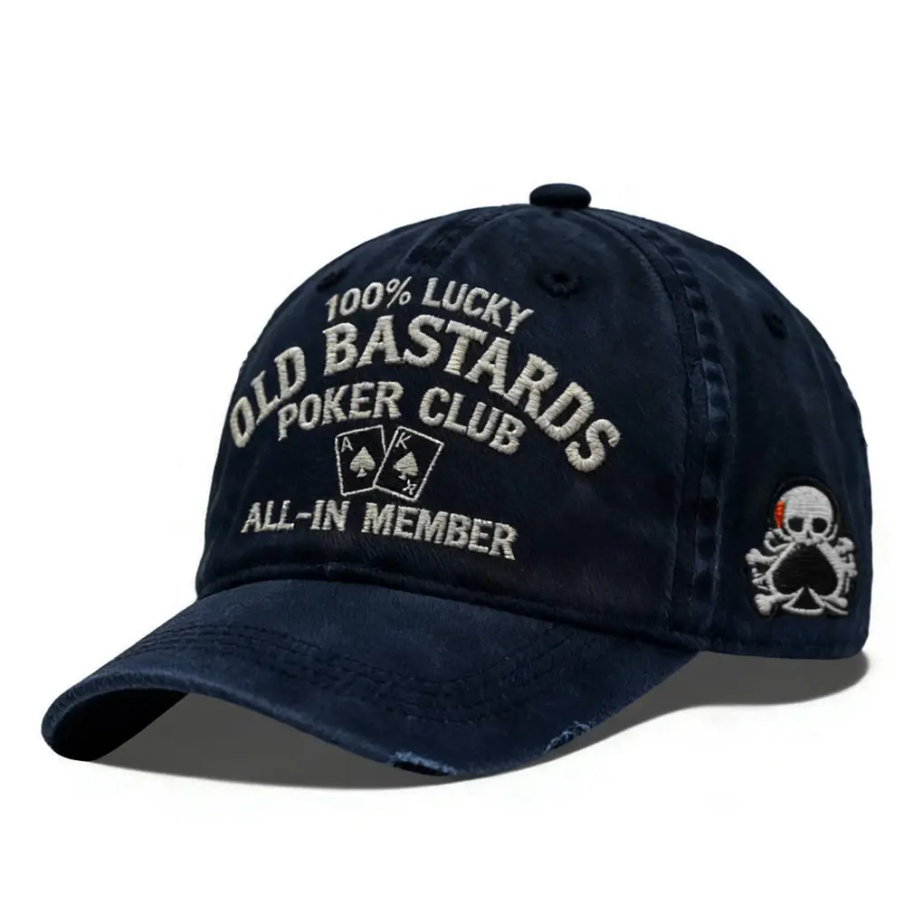 Men Old Fucker Hat 100% Bitter Wash Cotton Baseball Cap - Image 9