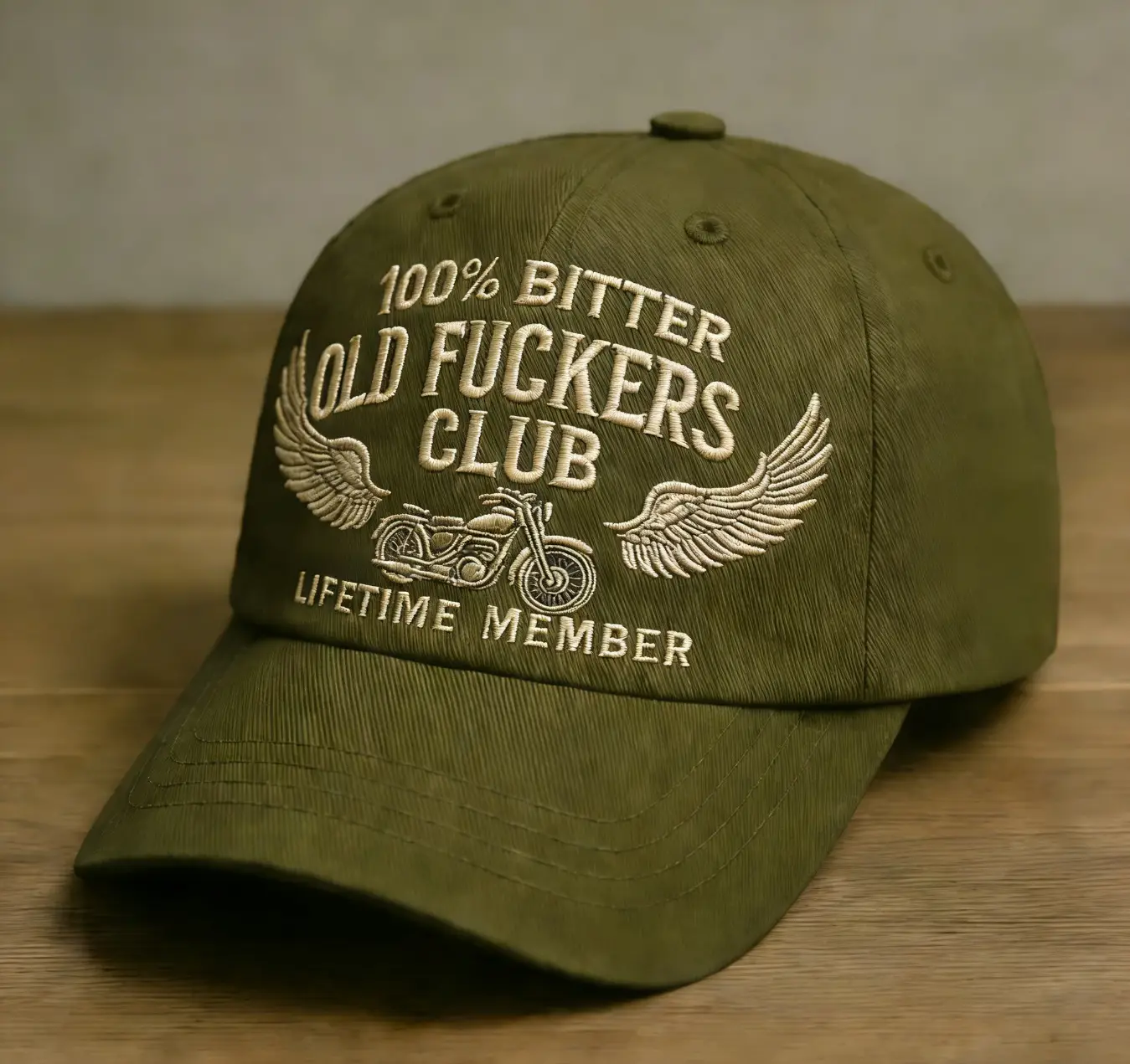 Men Old Fucker Hat 100% Bitter Wash Cotton Baseball Cap - Image 18