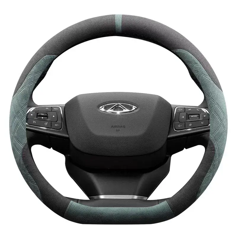 Chery Tiggo 8/9 Tiggo 8Pro/Plus Tiggo 7Plus Arrizo 8/5 Steering Wheel Cover Suede Leather All Year Round — feature 5