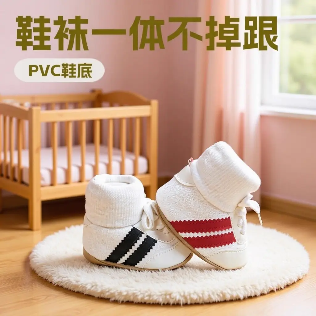 Winter Soft-Soled Toddler Shoes with Non-Falling Heel