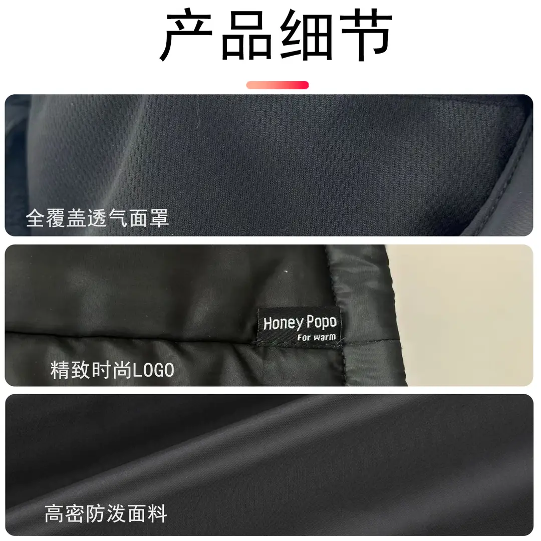 Original Neck Scarf Mask Integrated Hood Men's Winter Cycling Warm Fleece-Lined Hat Windproof and Cold-Proof Lei Feng Hat Wholesale — feature 3