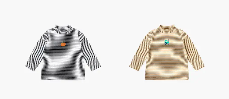Baby T-Shirt Cream Red Lip Print Autumn Boys — feature 6
