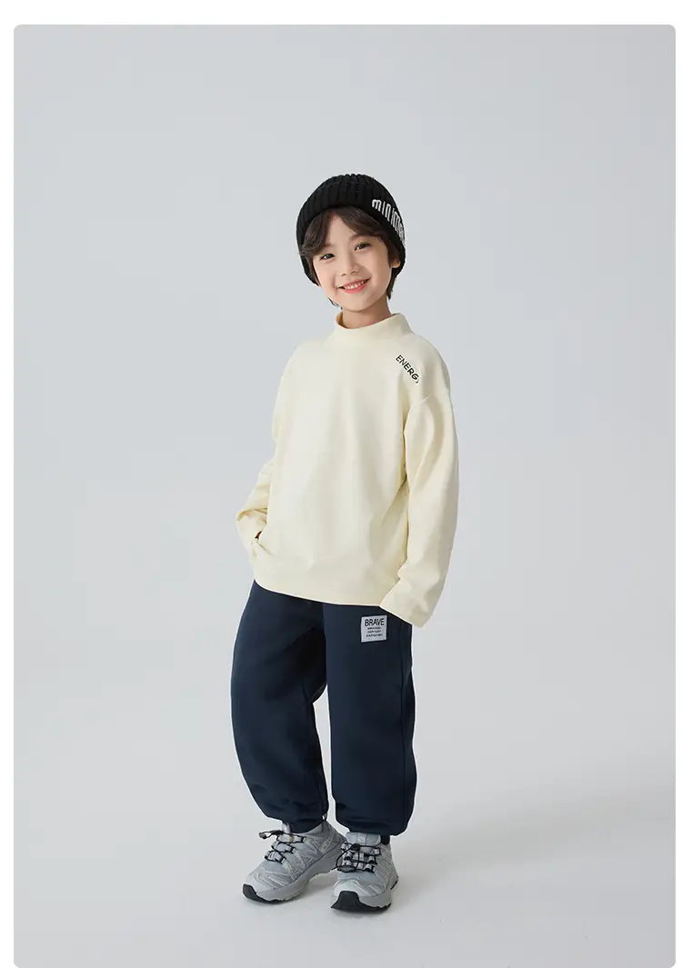 Haima Boys Thermal Base Layer T-Shirt Yellow Winter Inner Layer — feature 14