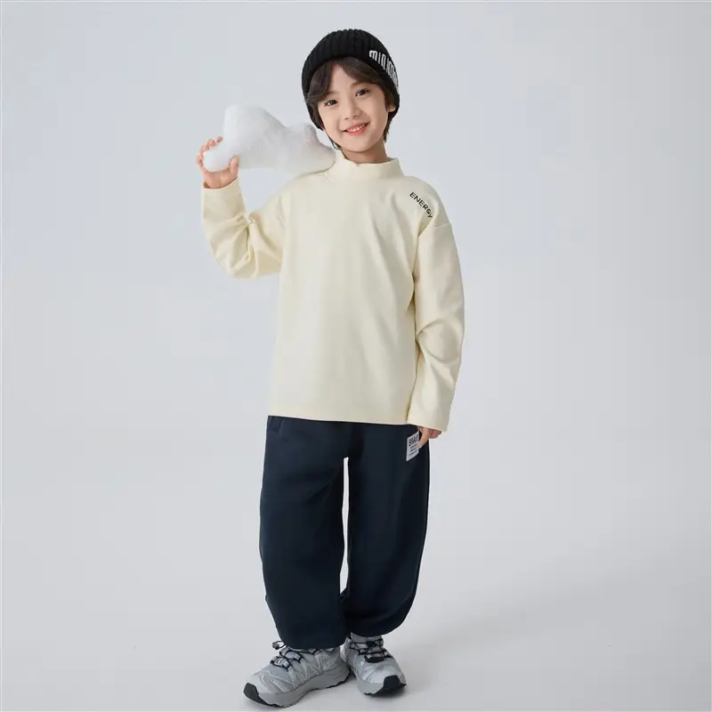 Haima Boys Thermal Base Layer T-Shirt Yellow Winter Inner Layer - Image 3