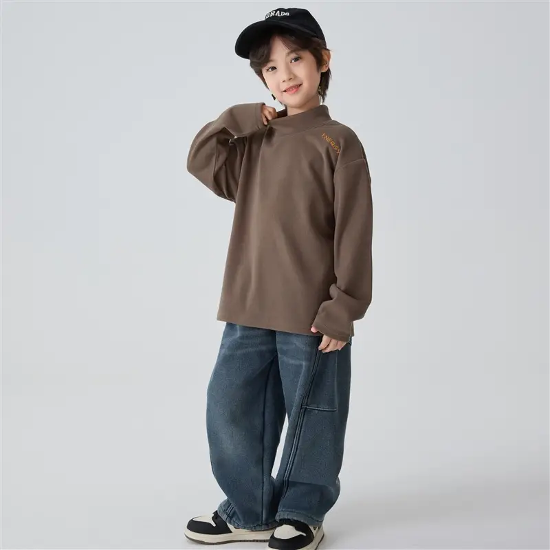 Haima Boys Thermal Base Layer T-Shirt Yellow Winter Inner Layer - Image 4